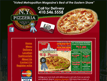 Tablet Screenshot of nypizzeriaofsalisbury.com